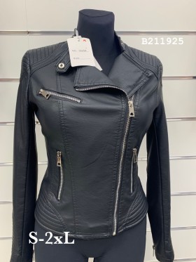 Kurtki skórzane damskie ,size s-2xl, paczka 5szt,1 kolor
