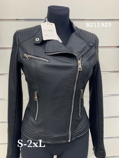Kurtki skórzane damskie ,size s-2xl, paczka 5szt,1 kolor