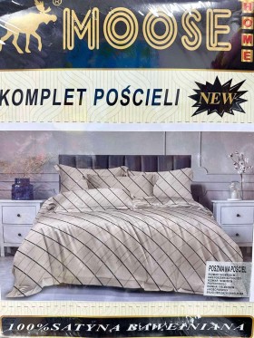 Komplet pościeli 100% satyna - bawełna 4 Częściowy Rozmiar : 160/200cm