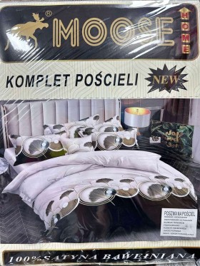 Komplet pościeli 100% satyna - bawełna 4 Częściowy Rozmiar : 160/200cm