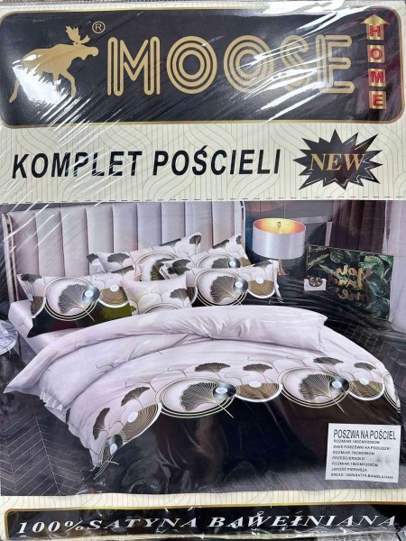 Komplet pościeli 100% satyna - bawełna 4 Częściowy Rozmiar : 160/200cm
