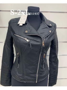 Kurtki skórzane damskie ,size s-2xl, paczka 5szt,1 kolor