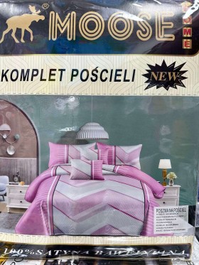 Komplet pościeli 100% satyna - bawełna 4 Częściowy Rozmiar : 180/220cm