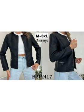 Kurtki skórzane damskie ,size m-3xl, paczka 5szt,1 kolor