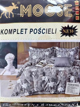 Komplet pościeli 100% satyna - bawełna 4 Częściowy Rozmiar : 200/220cm