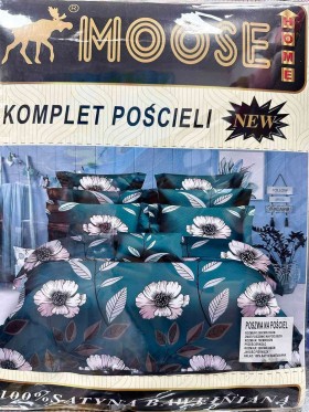 Komplet pościeli 100% satyna - bawełna 4 Częściowy Rozmiar : 200/220cm