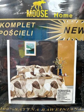 Komplet pościeli 100% satyna - bawełna 4 Częściowy Rozmiar : 200/220cm