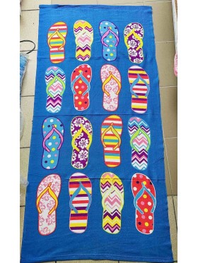 Ręczniki plażowy w rozmiarze 80/150cm,paczka 12 szt mix kolor