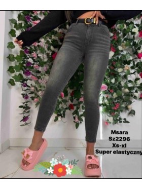 Jeansy damskie M'sara,size XS-xl, paczka 10szt,
