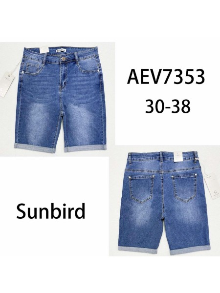 Spodenki jeansowe damskie  ,size 30-38, paczka 12szt,
