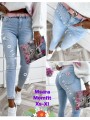 Jeansy damskie M'sara,size XS-xl, paczka 12szt,