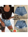 Spodenki jeansowe damskie  ,size 34-42, paczka 10szt,