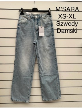 Jeansy damskie M'sara,size XS-xl, paczka 10szt,