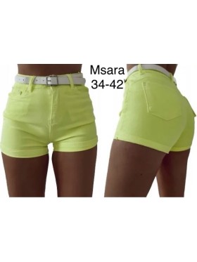Spodenki jeansowe damskie Msara ,size 34-42, paczka 10szt,