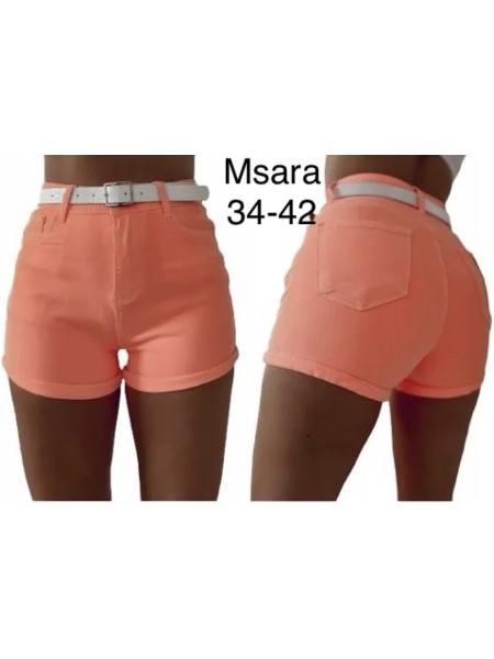 Spodenki jeansowe damskie Msara ,size 34-42, paczka 10szt,