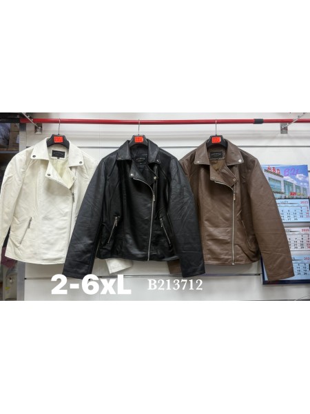 Kurtki skórzane damskie ,size 2-6xl, paczka 5szt,1 kolor