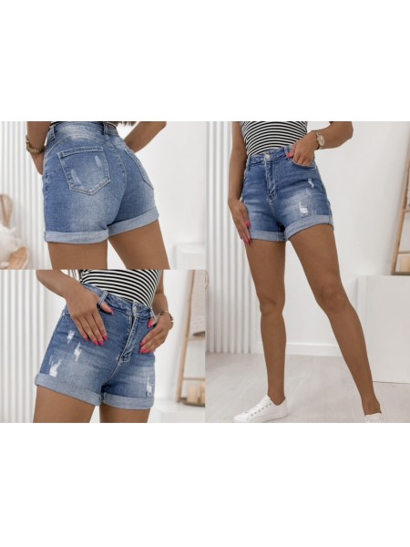 Spodenki jeansowe damskie  ,size 34-42, paczka 10szt,