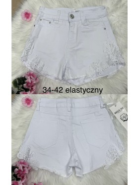 Spodenki jeansowe damskie  ,size 34-42, paczka 10szt,