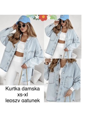 Kurtki jeansowe damskie  ,size XS-XL, paczka 10szt,