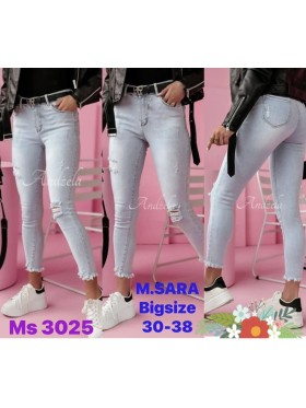 Jeansy damskie M'sara,size 30-38, paczka 10szt,
