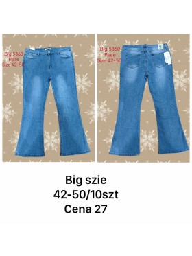 Jeansy damskie ,size 42-50, paczka 10szt,