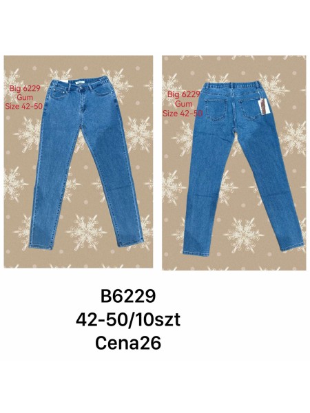 Jeansy damskie ,size 42-50, paczka 10szt,