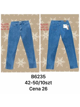 Jeansy damskie ,size 42-50, paczka 10szt,