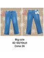 Jeansy damskie ,size 42-50, paczka 10szt,