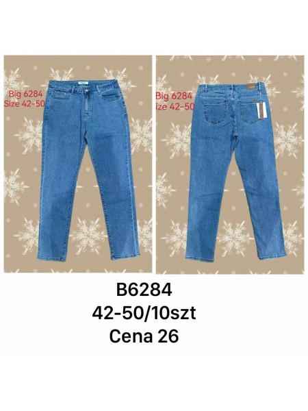 Jeansy damskie ,size 42-50, paczka 10szt,