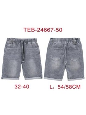 Spodenki jeansowe meskie  ,size 32-40, paczka 10szt,