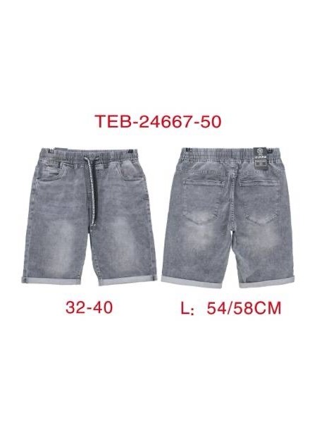 Spodenki jeansowe meskie  ,size 32-40, paczka 10szt,