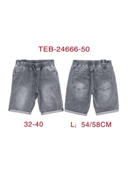 Spodenki jeansowe meskie  ,size 32-40, paczka 10szt,