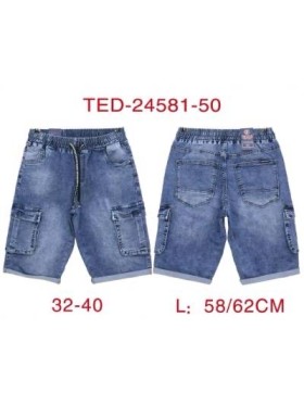 Spodenki jeansowe meskie  ,size 32-40, paczka 10szt,