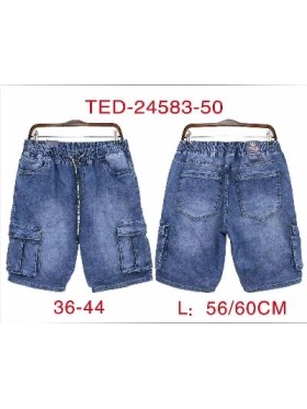 Spodenki jeansowe meskie  ,size 36-44, paczka 10szt,
