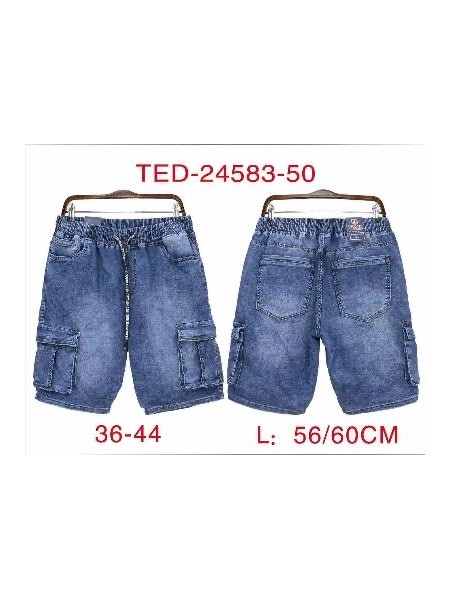 Spodenki jeansowe meskie  ,size 36-44, paczka 10szt,