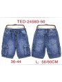 Spodenki jeansowe meskie  ,size 36-44, paczka 10szt,