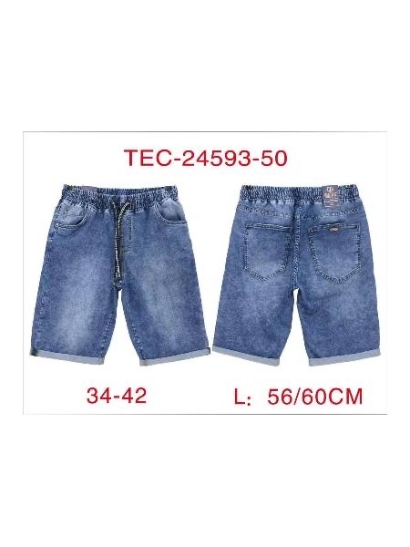 Spodenki jeansowe meskie  ,size 34-42, paczka 10szt,