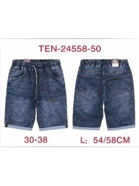 Spodenki jeansowe meskie  ,size 30-38, paczka 10szt,
