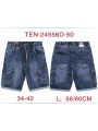 Spodenki jeansowe meskie  ,size 34-42, paczka 10szt,