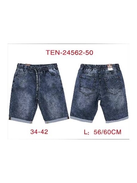 Spodenki jeansowe meskie  ,size 34-42, paczka 10szt,