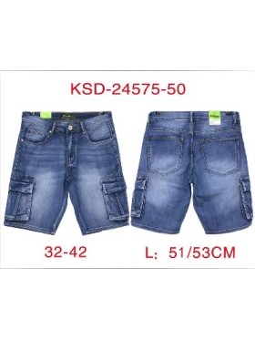 Spodenki jeansowe meskie  ,size 32-42, paczka 10szt,