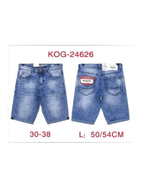 Spodenki jeansowe meskie  ,size 30-38, paczka 10szt,