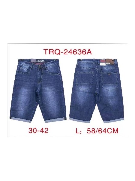 Spodenki jeansowe meskie  ,size 30-42, paczka 10szt,