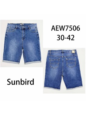 Spodenki jeansowe meskie  ,size 30-42, paczka 10szt,