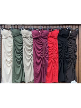 Sukienki damskie wloskie, Size uni,paczka 6szt,mix kolor