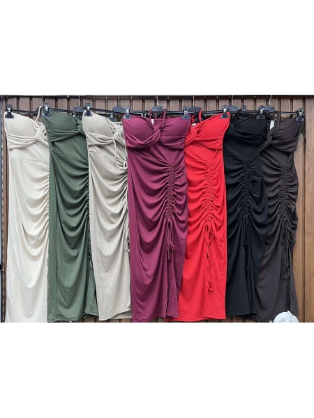 Sukienki damskie wloskie, Size uni,paczka 6szt,mix kolor