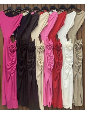 Sukienki damskie wloskie, Size uni,paczka 6szt,mix kolor