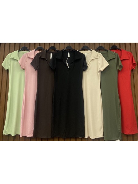 Sukienki damskie wloskie, Size uni,paczka 6szt,mix kolor