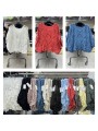 Bluzki damskie wloskie, Size uni,paczka 6szt,mix kolor