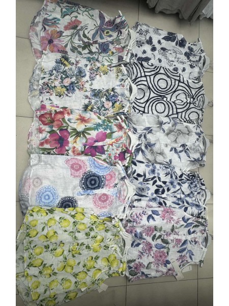 Bluzki damskie wloskie, Size uni,paczka 6szt,mix kolor